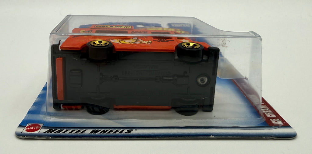 Hot Wheels Ice Cream Truck 3/4 2002 Collector #57 Orange