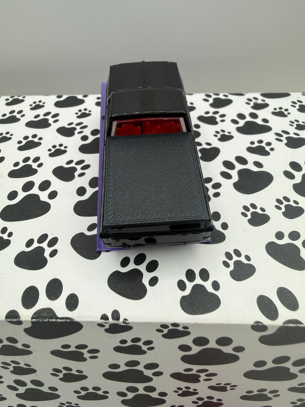 Custom 3D Printed Hot Wheels 83 Silverado bed cover Classic Black