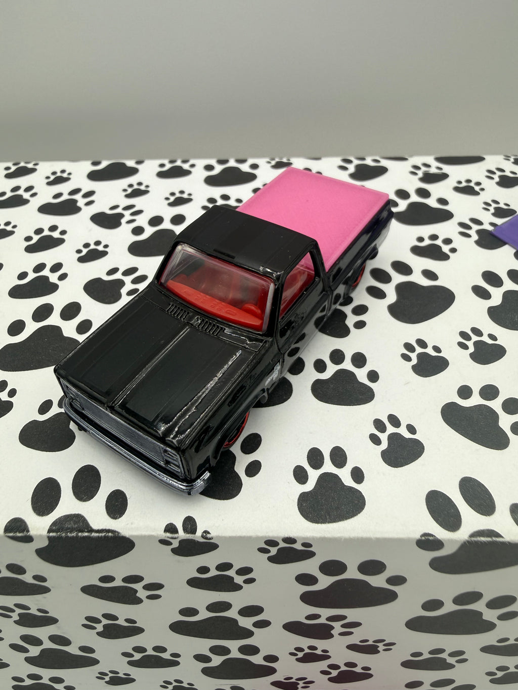 Custom 3D Printed Hot Wheels 83 Silverado bed cover Light Pink