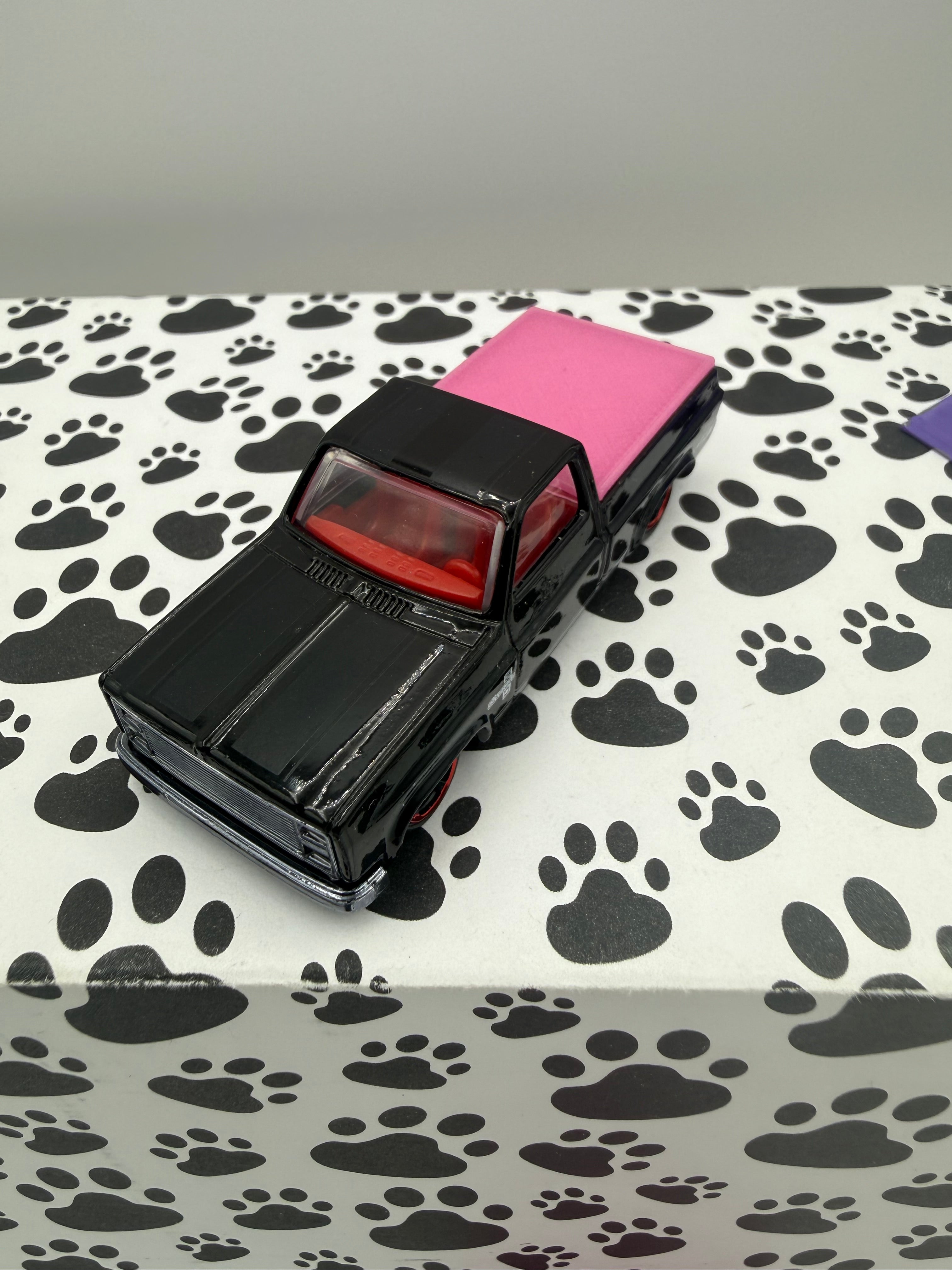 Custom 3D Printed Hot Wheels 83 Silverado bed cover Light Pink
