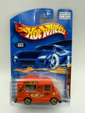 Hot Wheels Ice Cream Truck 3/4 2002 Collector #57 Orange