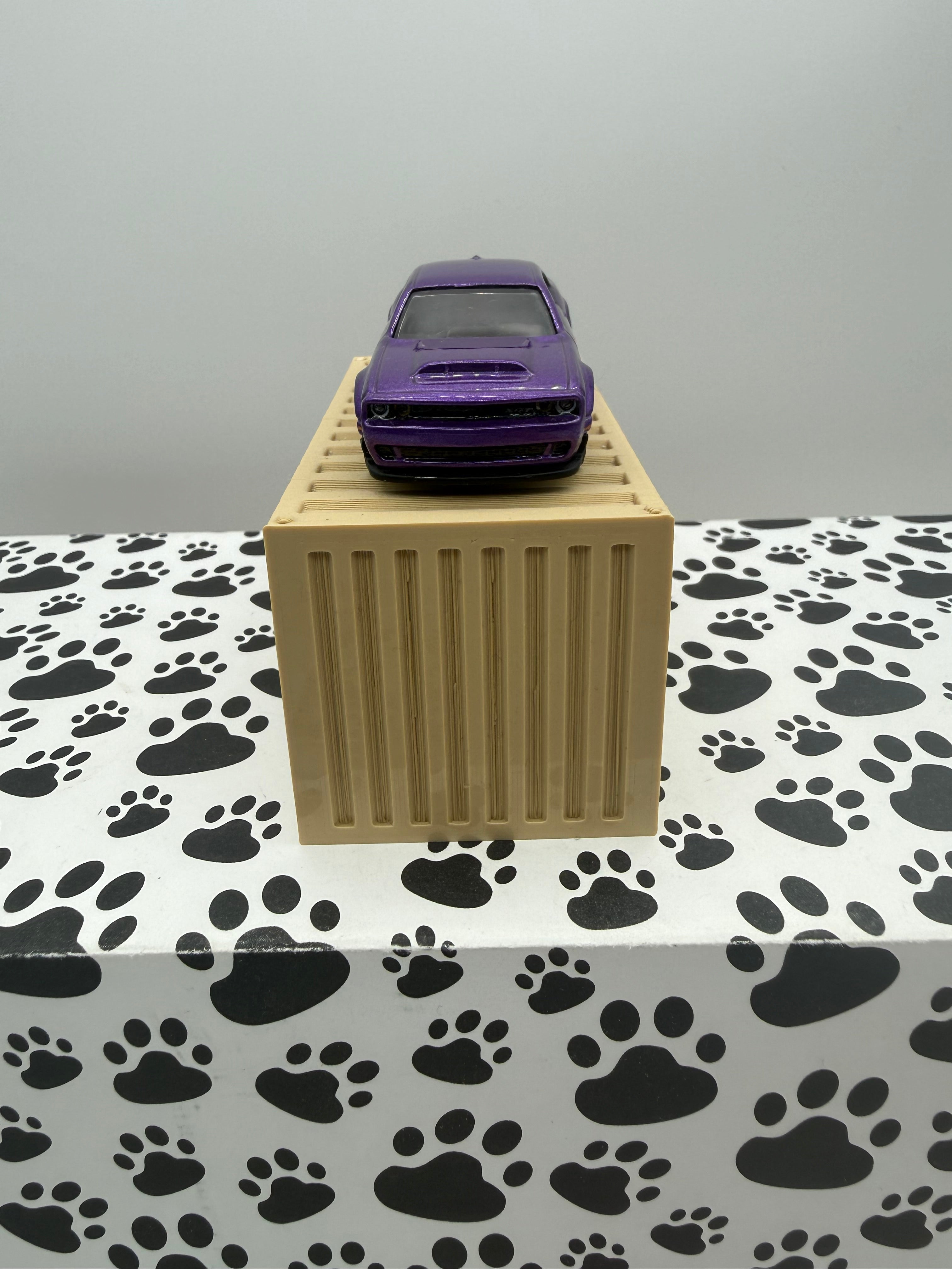 Custom 3D Printed 1/64 scale Shipping Container Desert Tan