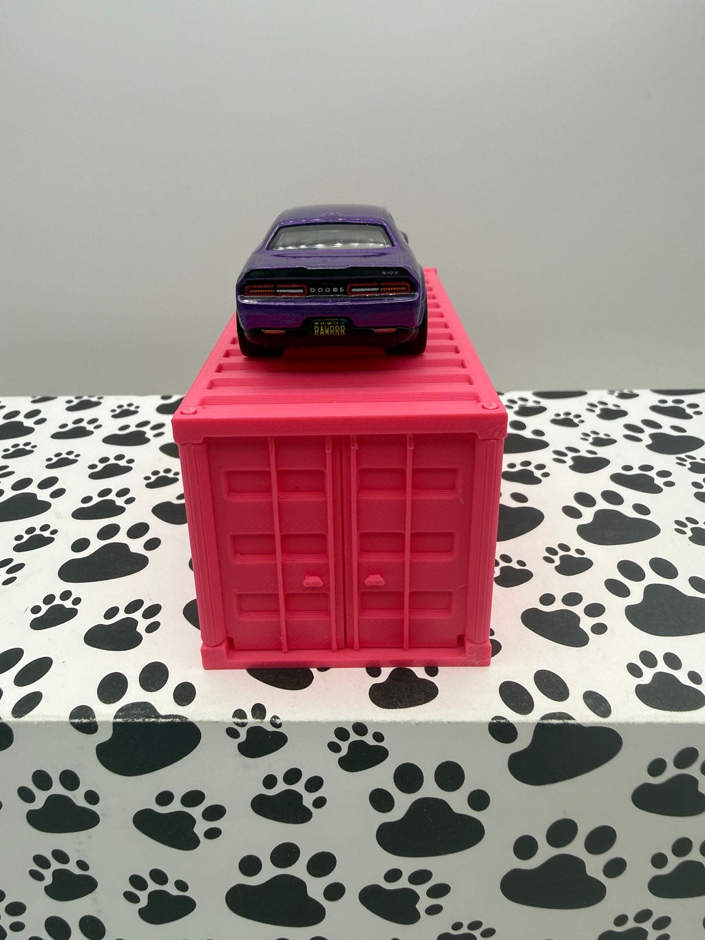 Custom 3D Printed 1/64 scale Shipping Container Pink
