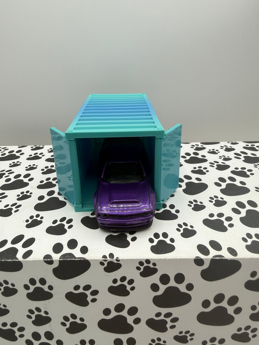 Custom 3D Printed 1/64 scale Shipping Container Land/Sea fade