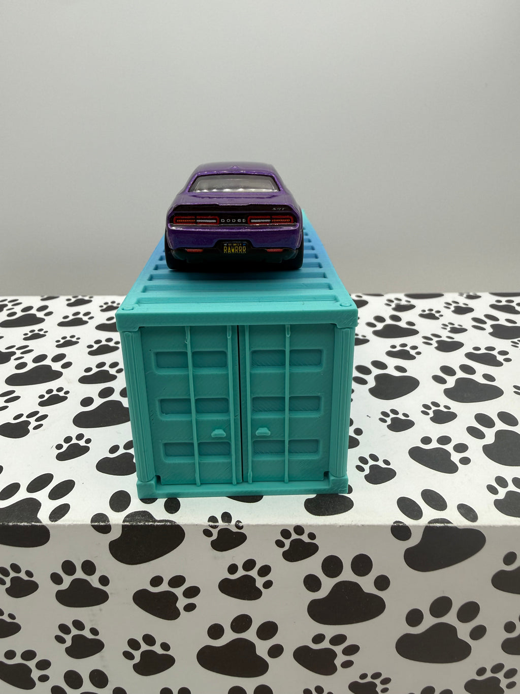 Custom 3D Printed 1/64 scale Shipping Container Land/Sea fade