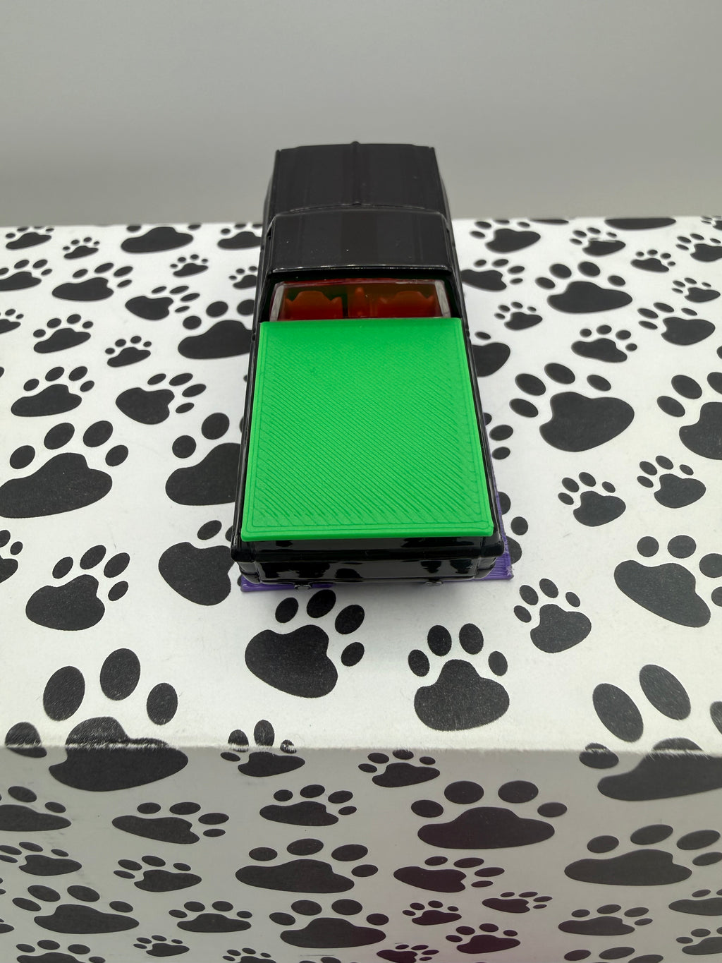 Custom 3D Printed Hot Wheels 83 Silverado bed cover Green