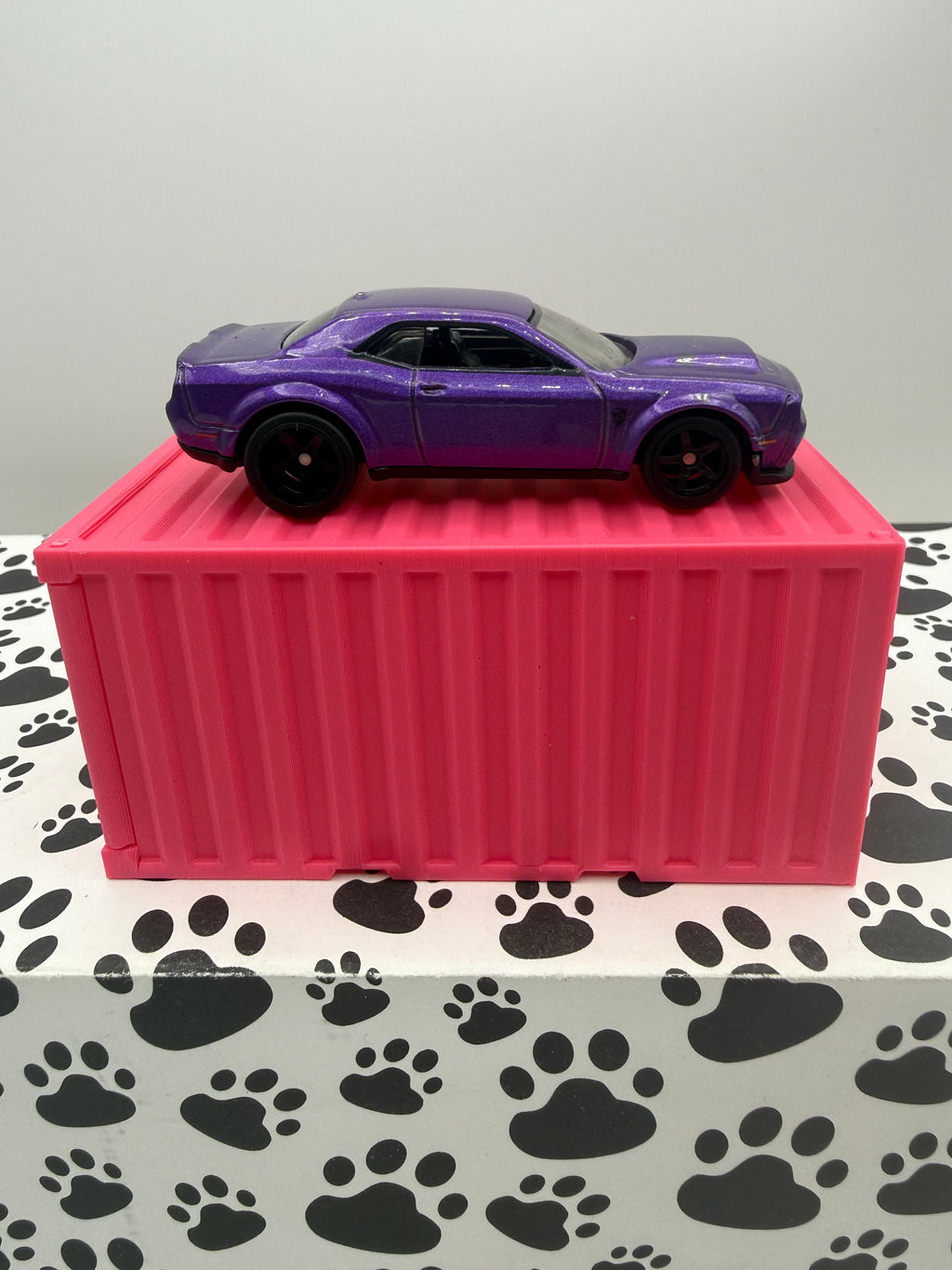 Custom 3D Printed 1/64 scale Shipping Container Pink