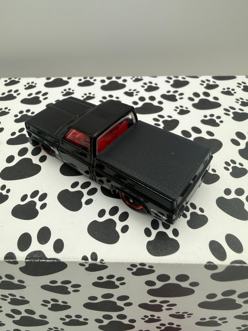 Custom 3D Printed Hot Wheels 83 Silverado bed cover Classic Black