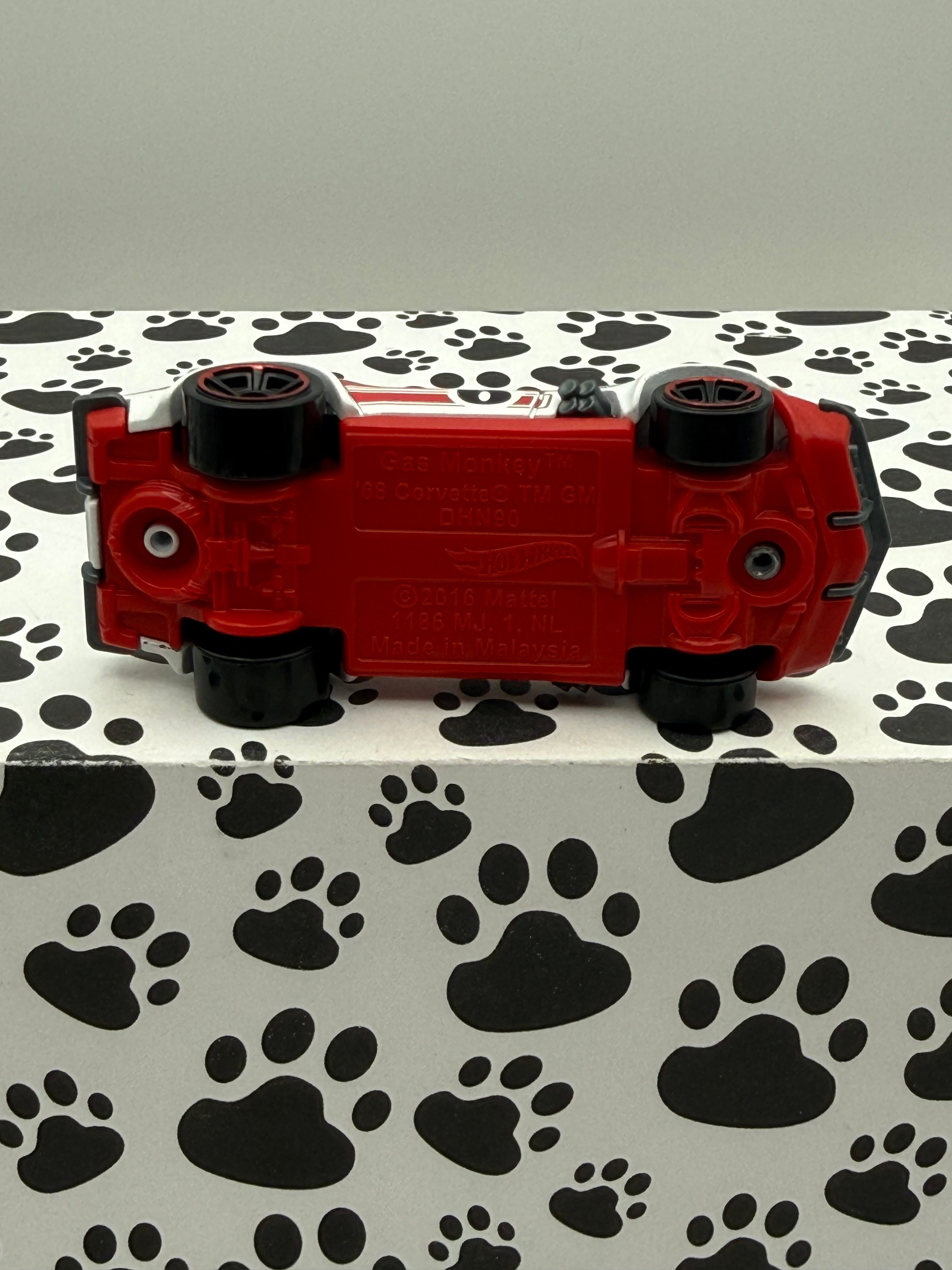 Unspun Chevy Corvette Gas Monkey, Red Edition