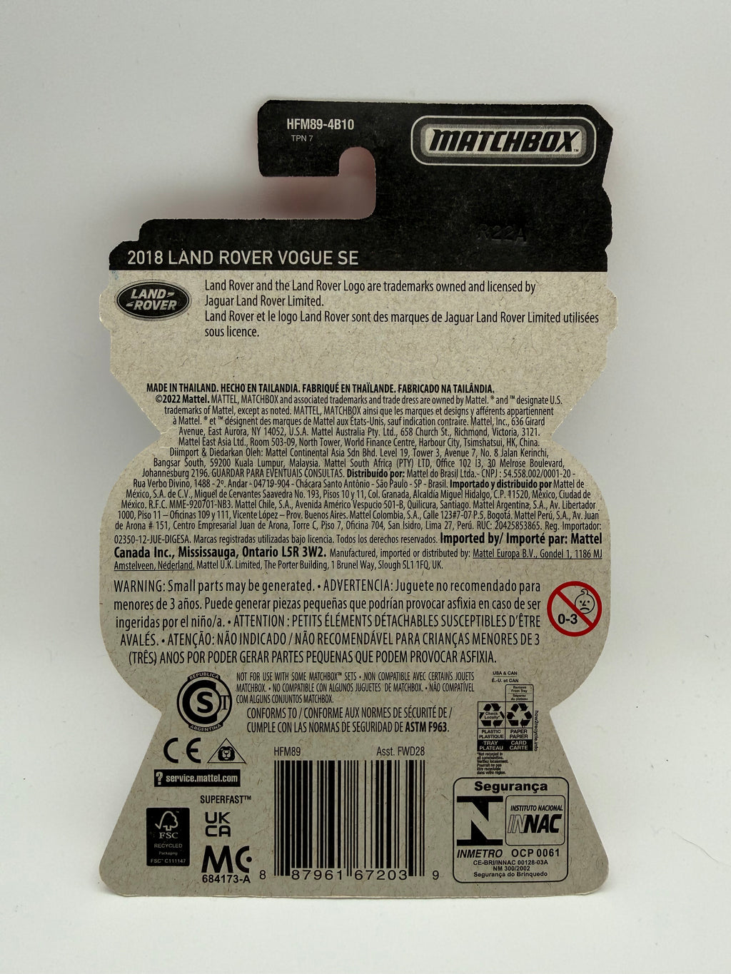 Matchbox Moving Parts Collectors 06/20 1965 Land Rover Series II