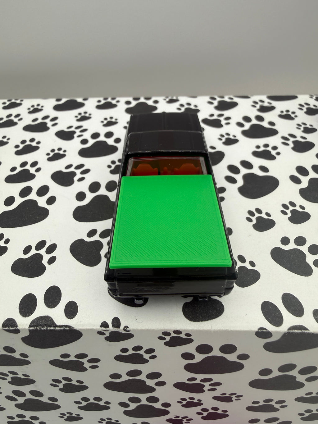 Custom 3D Printed Hot Wheels 83 Silverado bed cover Green