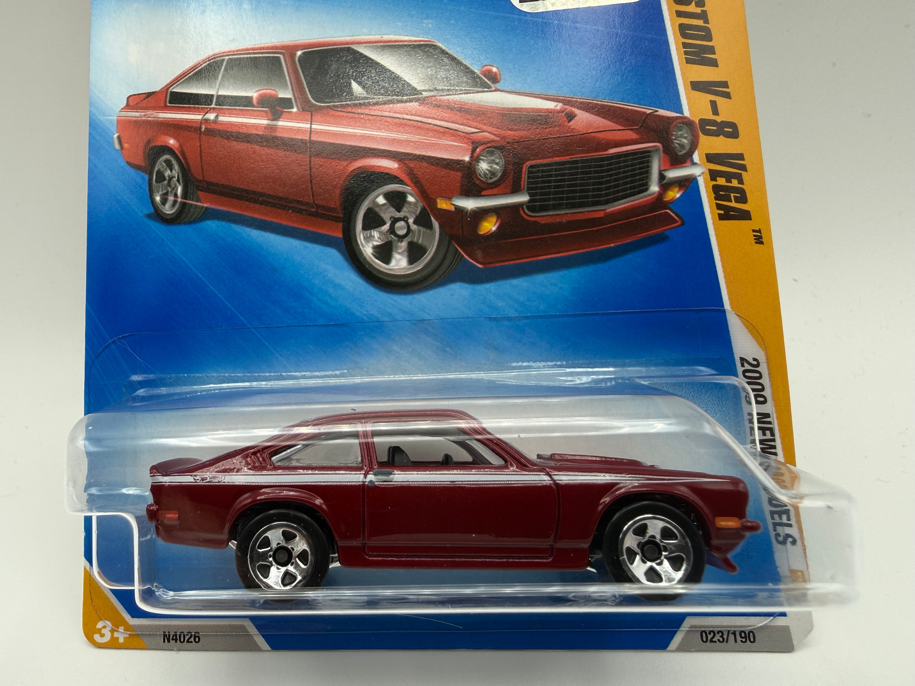 Hot Wheels Custom V-8 Vega Factory Sealed 2009 New Models 23/42 Red